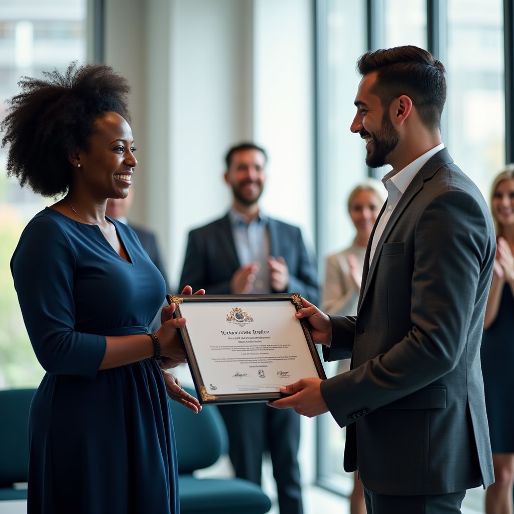 Entrega de certificaciones profesionales